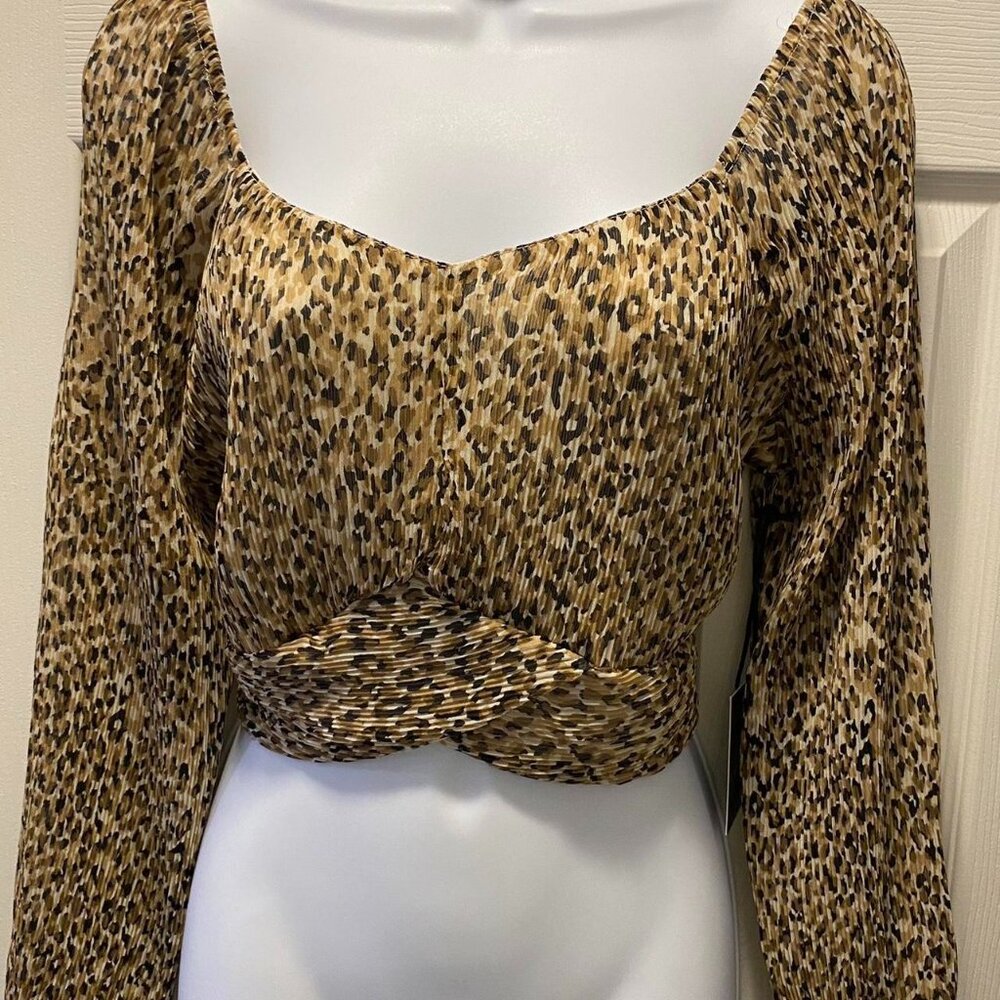Animal print top - Picture 1 of 4